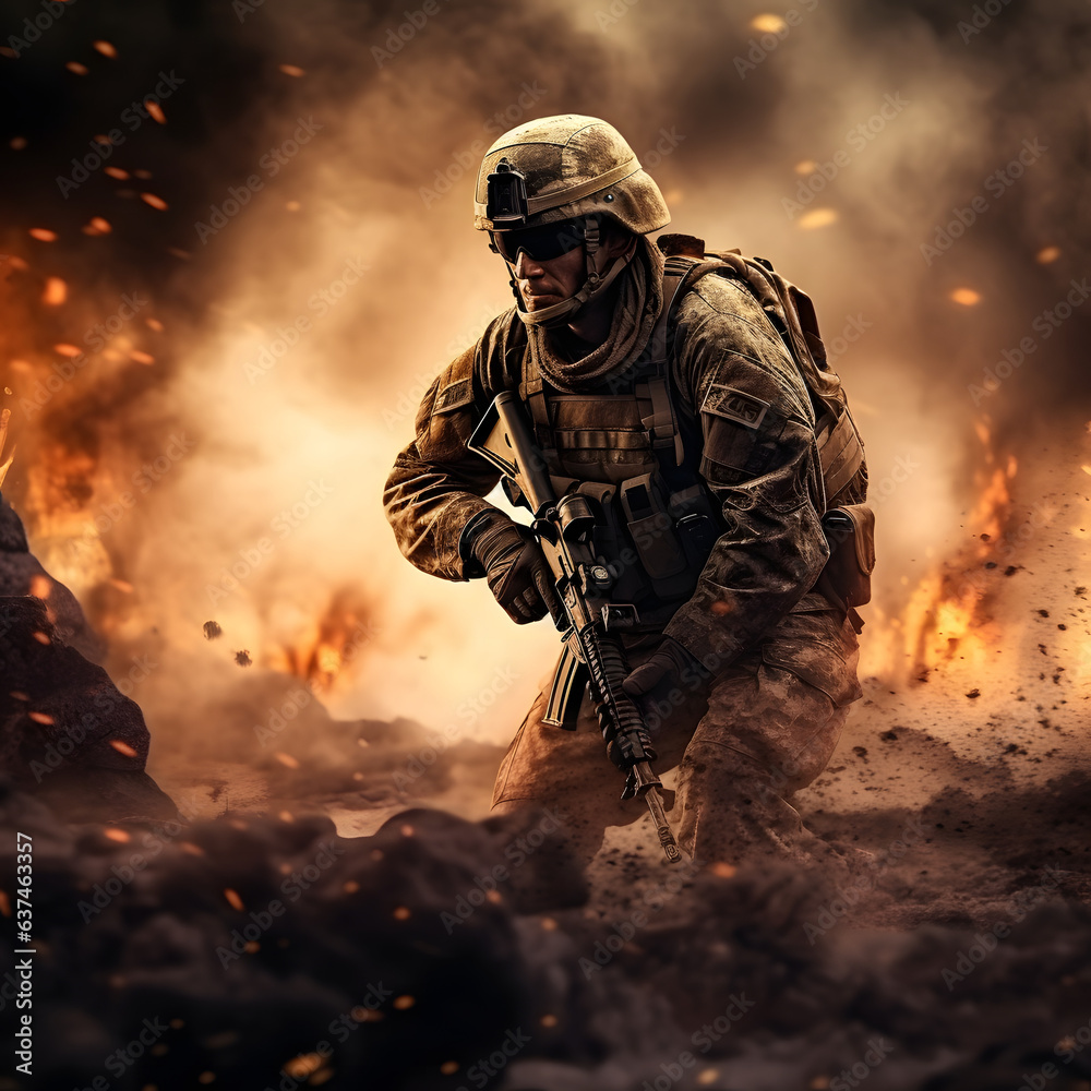 war, warrior, battle field background