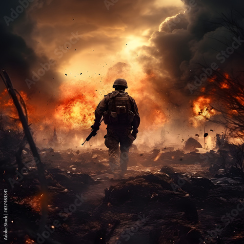 war, warrior, battle field background © QuantumShoppuetsy