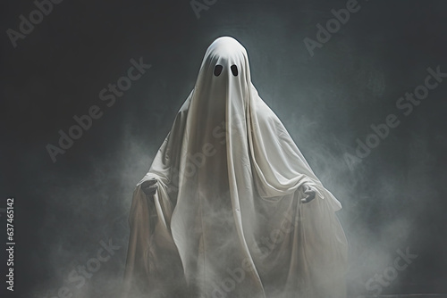 Scary halloween ghost