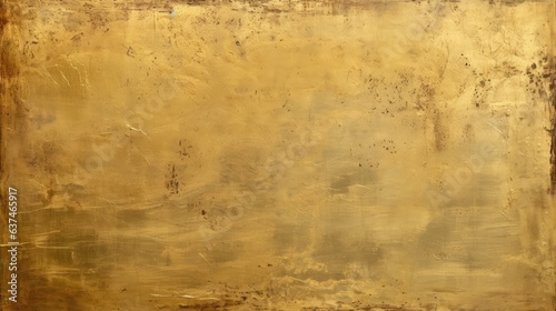 Golden vintage shabby texture created with Generative AI technology.