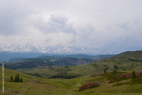 Gorny Altai, Russia, Severo-Chuiskiy ridge, Belukha Mountain, mountain pass, Chuiskaya Valley, far from civilization