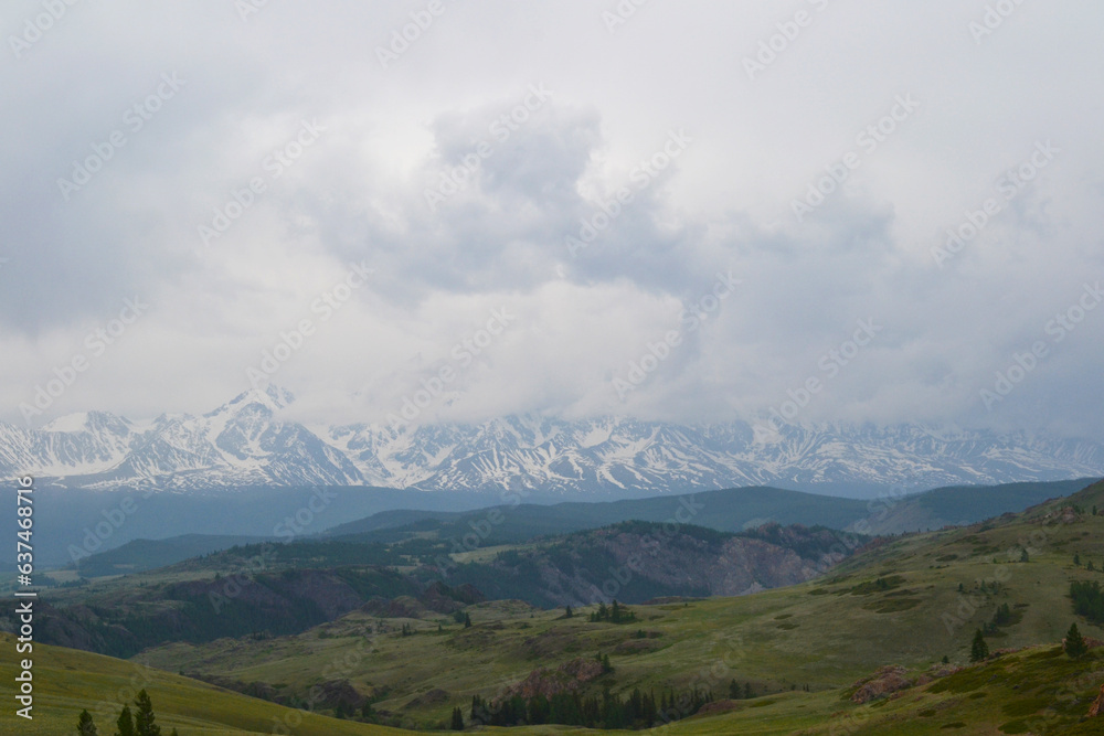 Gorny Altai, Russia, Severo-Chuiskiy ridge, Belukha Mountain, mountain pass, Chuiskaya Valley, Aktash, far from civilization