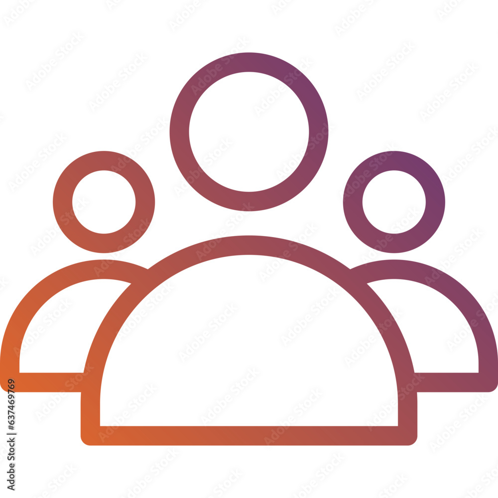 Obraz premium Group icon