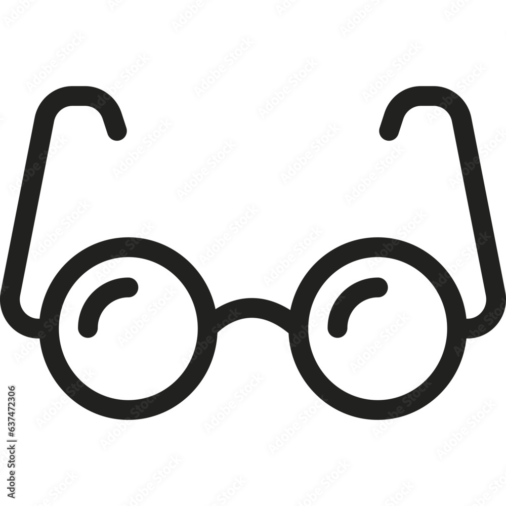 Glasses Line Icon Glasses Line Icon