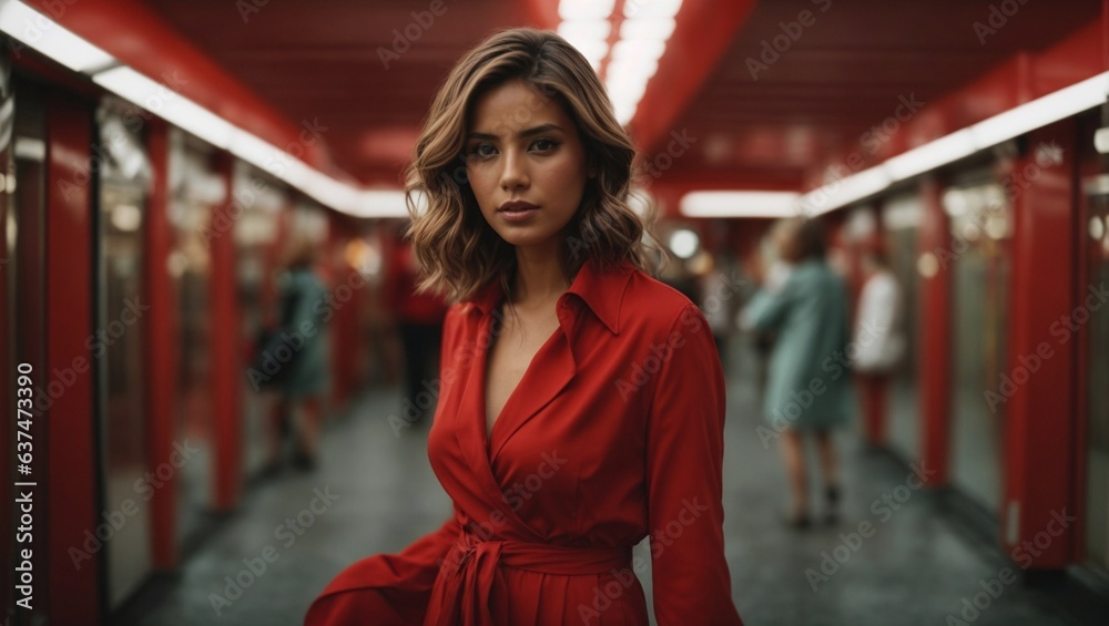 Cinematic photograph beauty and fashion, this image created using generative ai tool Cinematic photograph beauty and fashion, this image created using generative ai tool