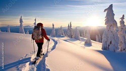 Walk in the snow, Winter sport and activity