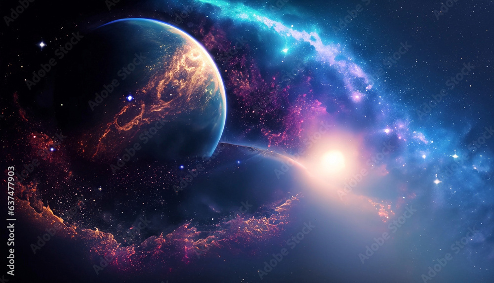 Beauty of the universe, space exploration, space