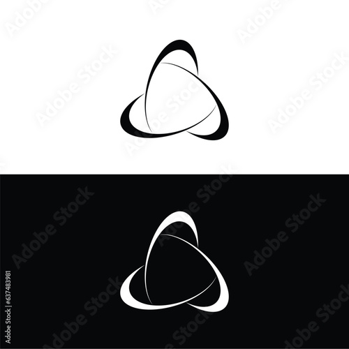Circle vector logo template design