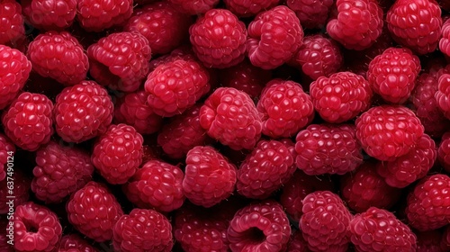  a pile of raspberries is shown in this image. generative ai
