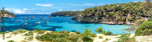 Coastal panorama of Portals Vells - Majorca - 9072 photo