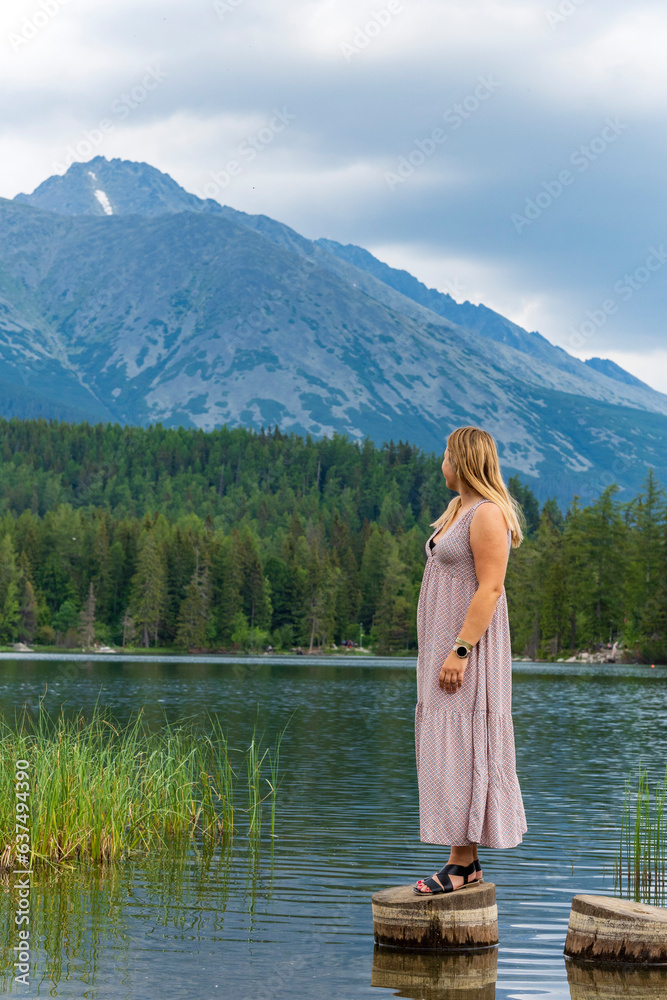 person on the lake
