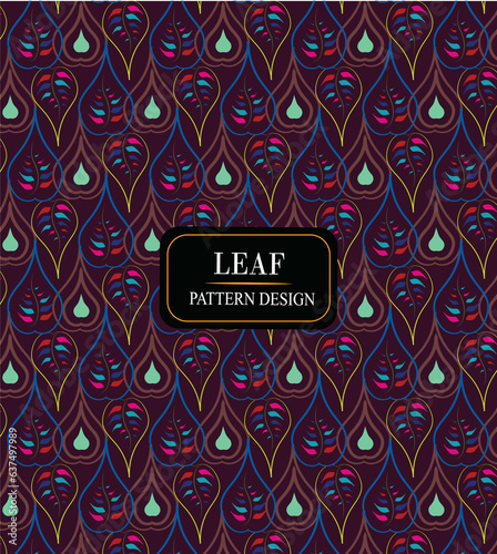 Vector free vector  leaves background with flat design 