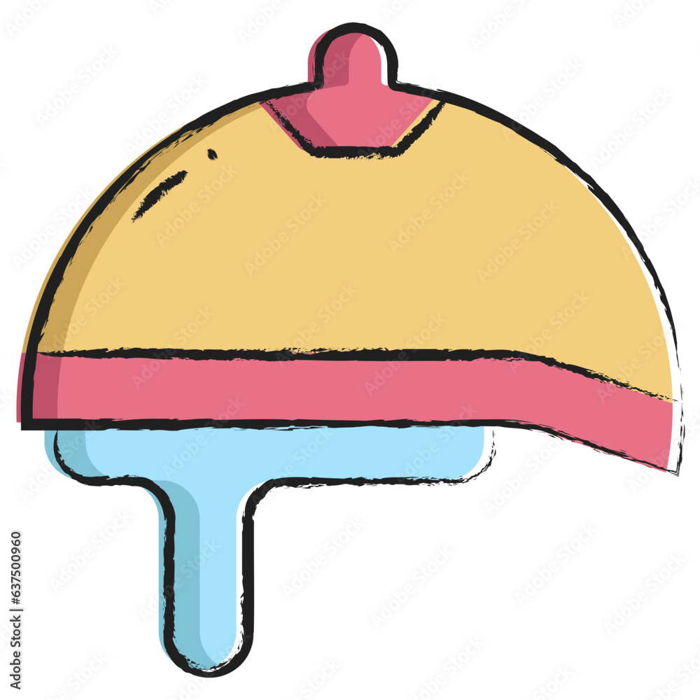 Obraz premium Hand drawn Helmet icon