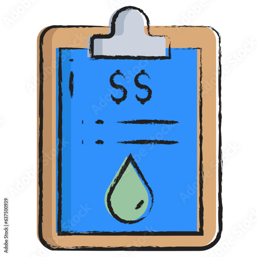 Hand drawn Ammeter icon