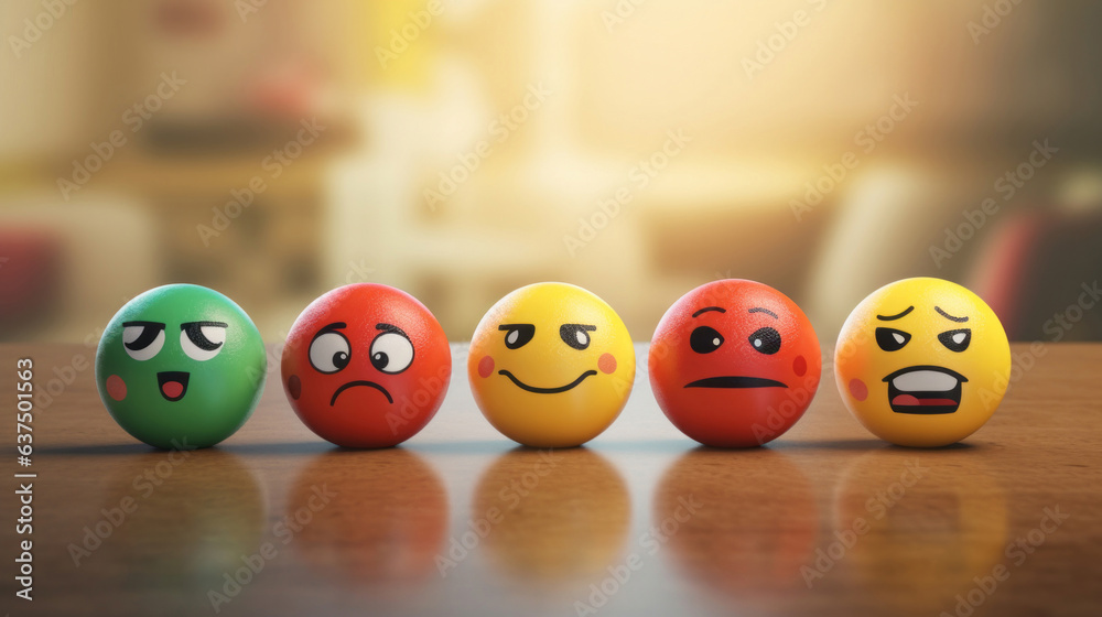 Feedback emotion emoji, rating scale of customer experience, feedback and satisfaction Feedback emotion emoji, rating scale of customer experience, feedback and satisfaction
