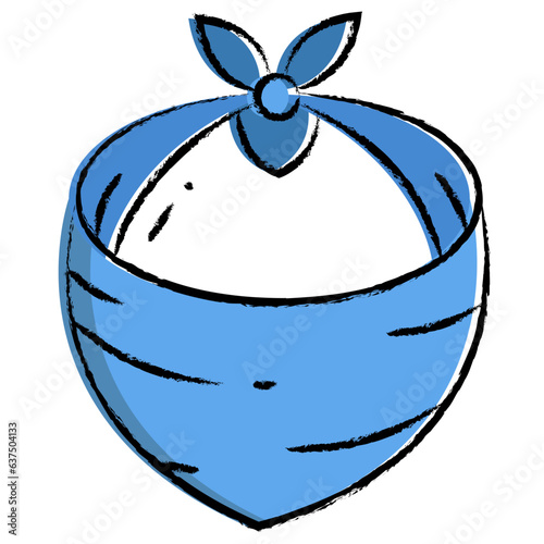 Hand drawn Kerchief icon