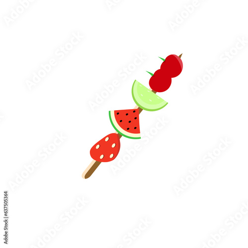 Vegetarian Fruit Satay 