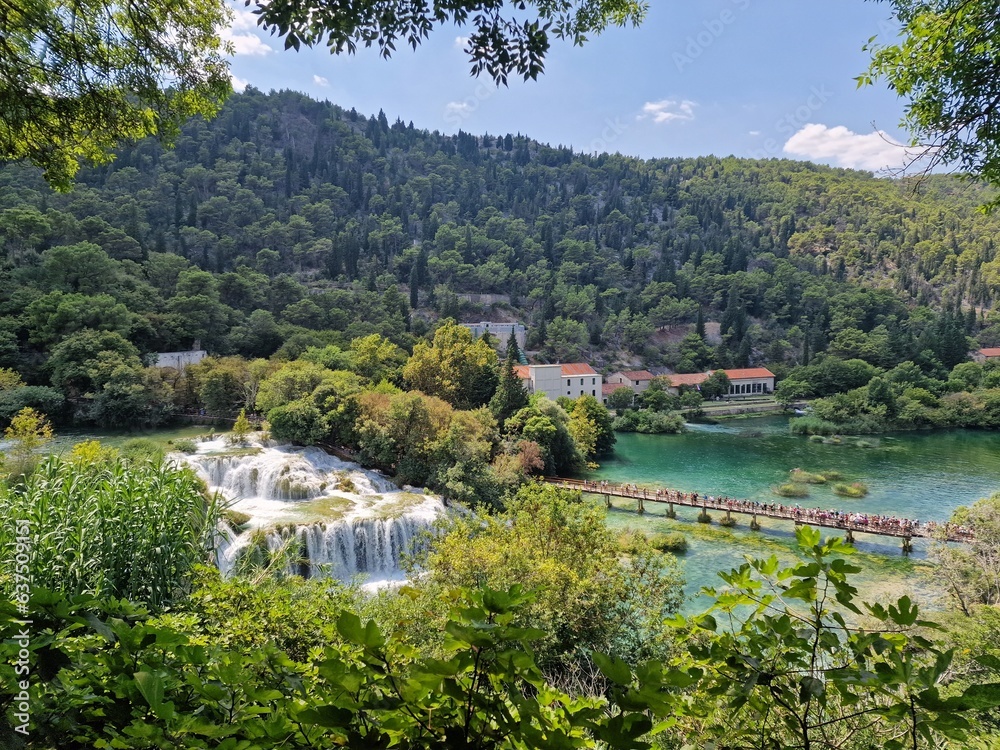 NP Krka, Croatia, waterfall, nature
