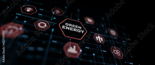 Green eco energy 2023 mixed media banner