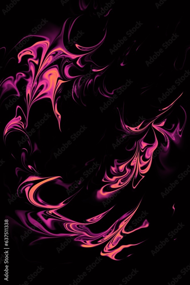 abstract background with butterflies fire
