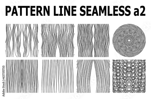 Whimsical Wanderlust Doodles - Seamless Line Pattern.
Immerse yourself in a world of playful wanderlust with this enchanting seamless line pattern design.