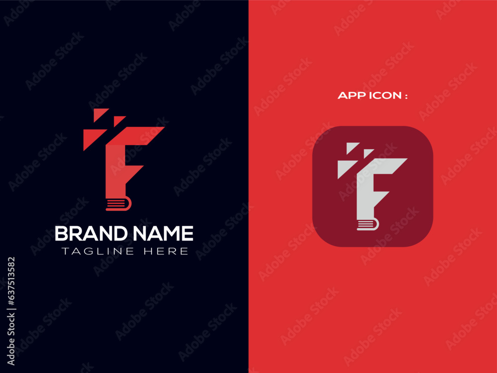 Fototapeta premium business minimal letter logo design