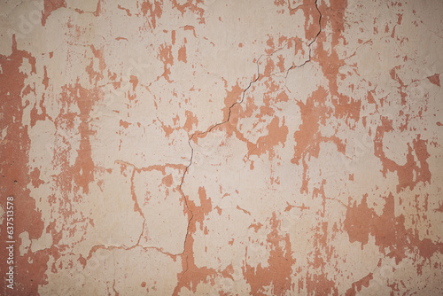 Concrete wall texture background, cement wall, plaster texture, for designers. Texture of old wall for background. Weathered rough painted surface with patterns of cracks and peeling.
