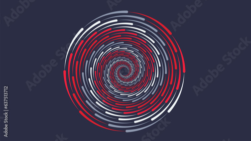 Abstract spiral dotted vortex background in multi color layer background. This creative symbol can be used as a logo or banner. This also can be used as background of a party flyer.