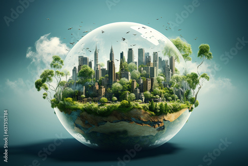 environment pollution concept   © damien