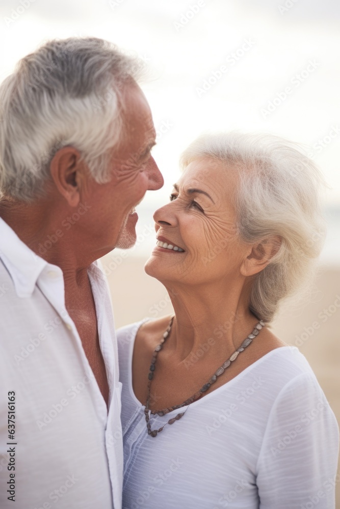 cropped shot of a senior couple at the beach
