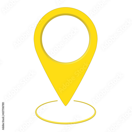 Yellow Location icon