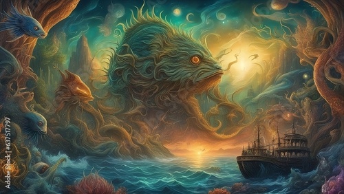 the fish dragon in the sky © Jared