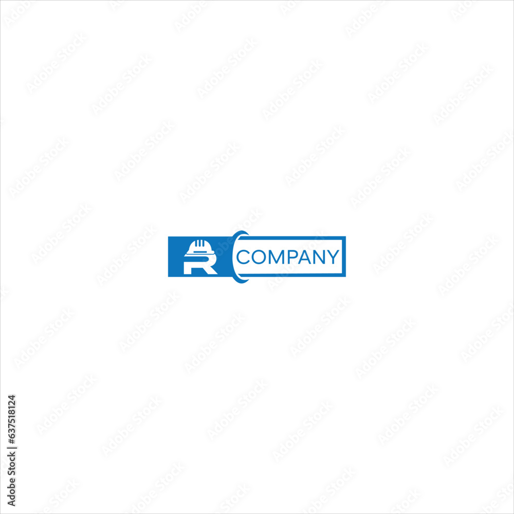 Modern Constriction Logo design vector