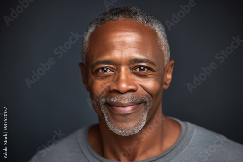 a man with a gray shirt and a smile
