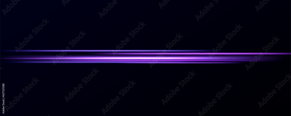 Neon light.Pink purple Light lines of movement speed. Colorful wave effect. curl curve effect.