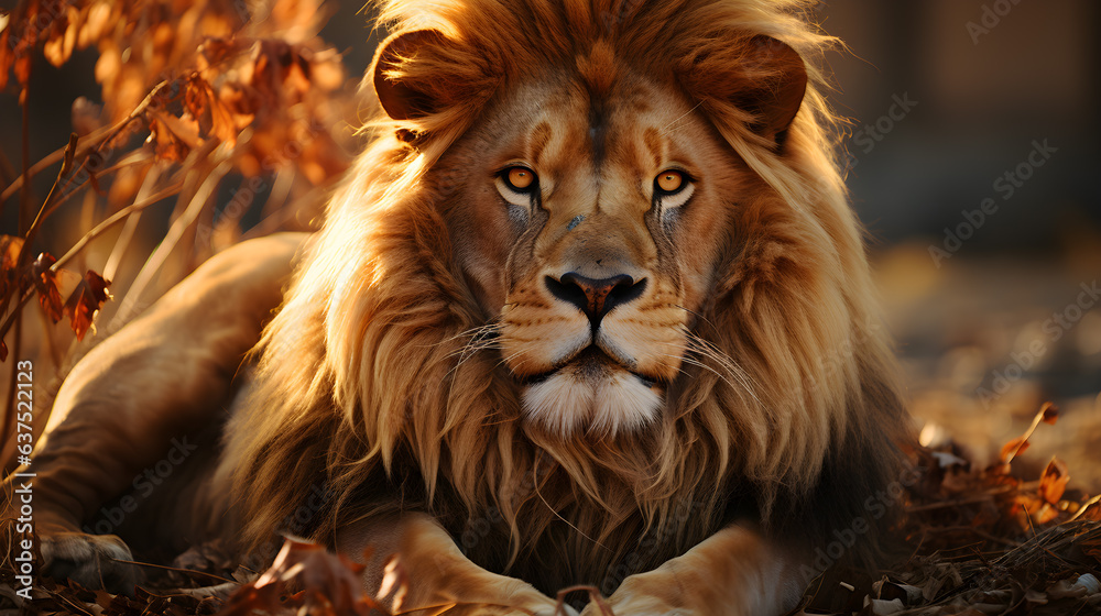 lion the king of jungle sitting and enjoying the nature lion the king of jungle sitting and enjoying the nature