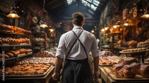 Handwerklicher Brotverkauf in der Bäckerei © PhotoArtBC