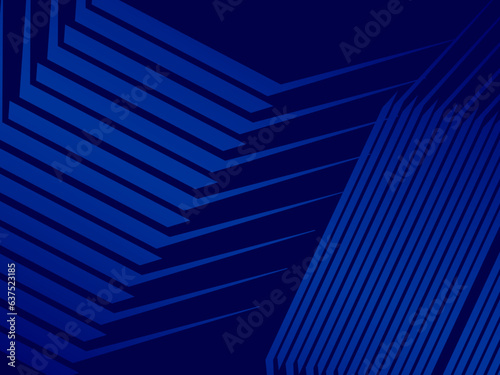Premium background design with diagonal dark blue stripes pattern. Vector horizontal template for digital lux business banner, contemporary formal invitation, luxury voucher, prestigious gift certific