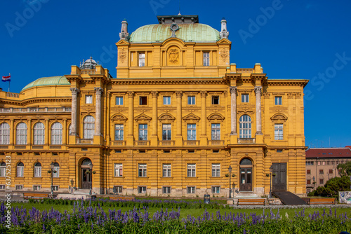 Croatian National Theatre (Hrvatsko Narodno Kazalište) Zagreb in the state of Zagreb Croatia photo