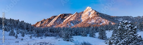 Boulder Flatirons, Boulder, Colorado, USA