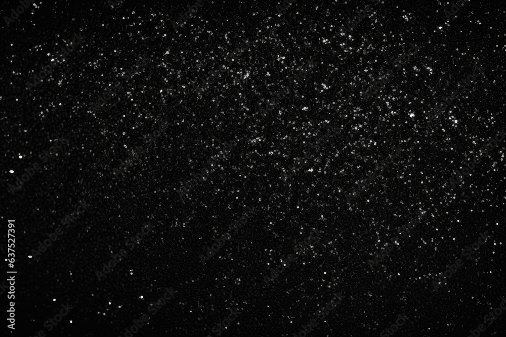 Metallic glitter black texture background