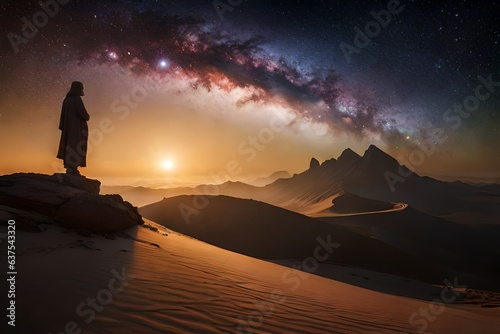 sunset in the desert © Maryam