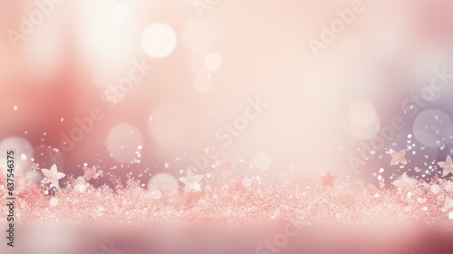 Winter natural background with snowflakes