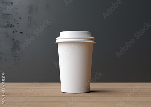 Coffee paper cup mockup Blank Coffee paper mug mock up cover