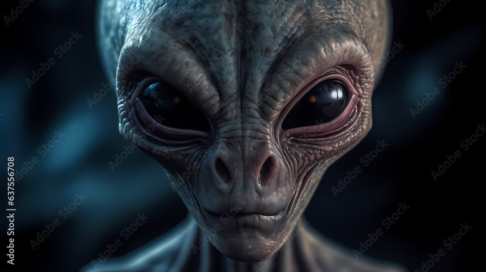 Alien Scary Portrait

