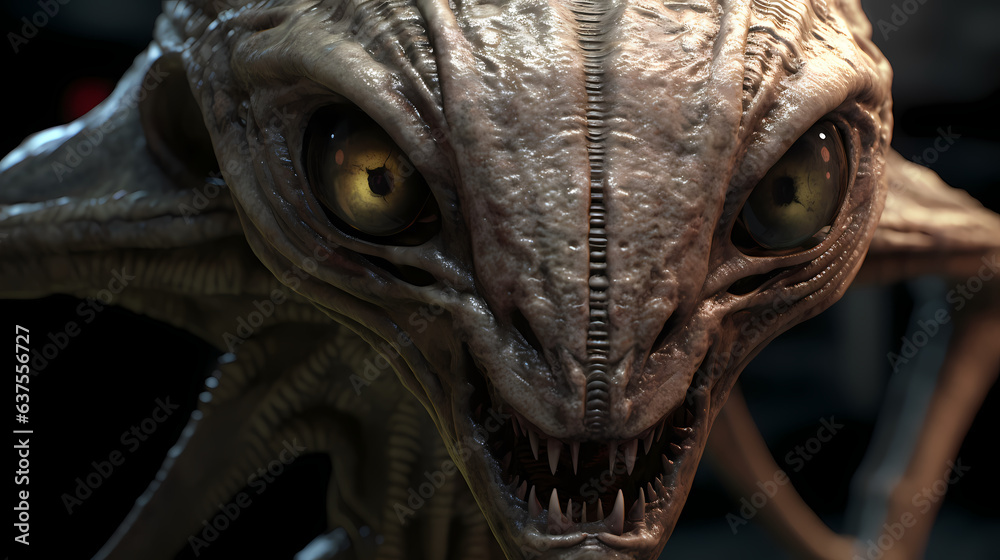 Alien Scary Portrait
Alien Scary Portrait