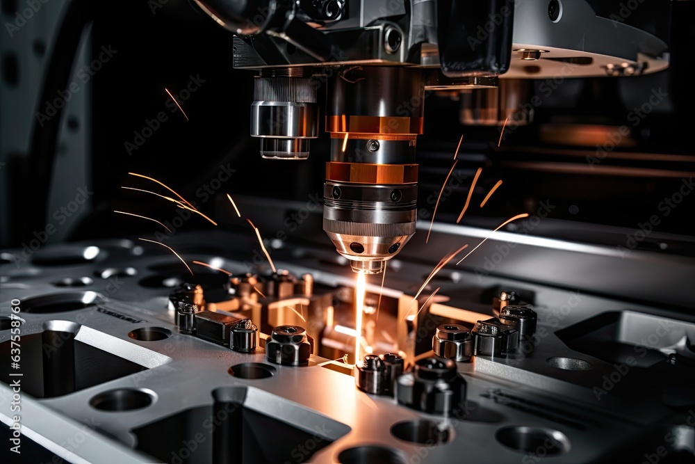 Process of laser manufacturing high-precision components