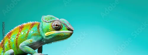 Obraz Vivid chameleon background