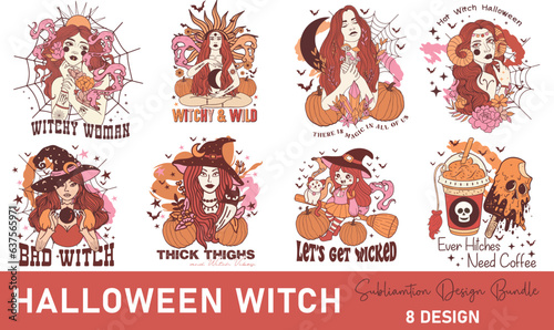 Halloween Witch  Sublimation Bundle