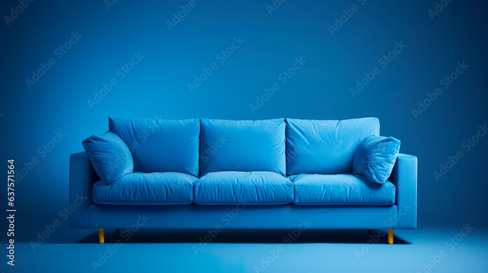 One image captures the essence of a minimalist blue suede sofa, presenting a creative vision that elevates its elegance. Sophisticated blue suede sofa takes center stage. One image captures the essence of a minimalist blue suede sofa, presenting a creative vision that elevates its elegance. Sophisticated blue suede sofa takes center stage.
